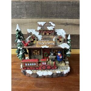 Christmas Village Northwoods Train Station